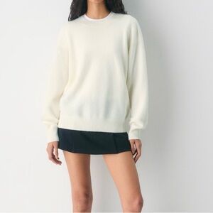 ✨ Aritzia Wilfred Isabelle Wool-Cashmere Sweater — Light Birch — Size L